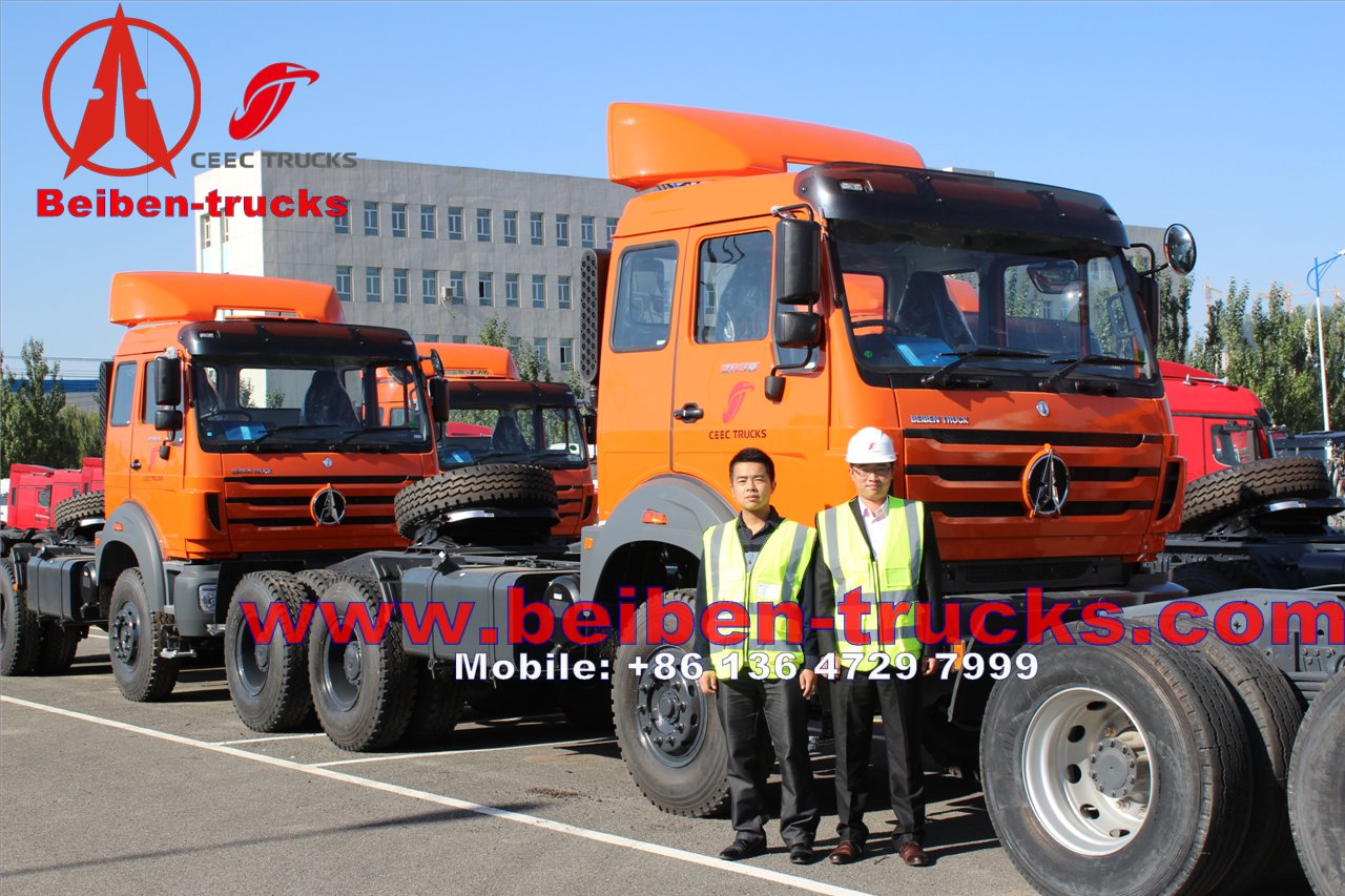 Camión tractor Baotou North Benz 2638 con volante a la derecha para exportar