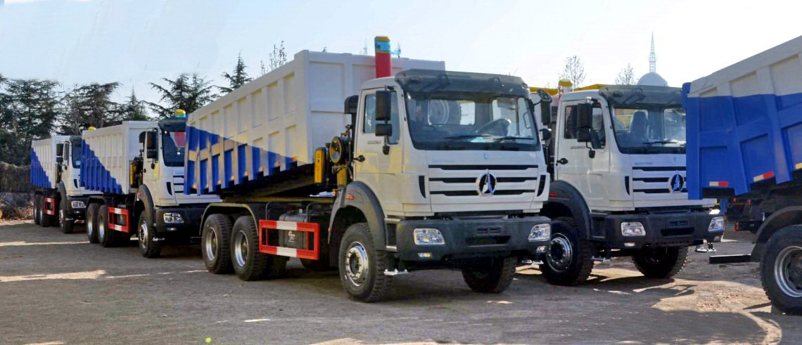 Se exportan 30 unidades de camiones volquete beiben 2534K al país de Kenia desde la planta de CEEC TRUCKS